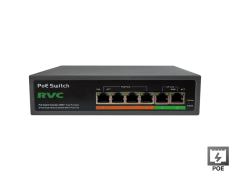 POE  4- 10/100 IEEE802.3af/at + 2 10/100