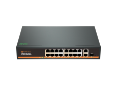 POE ���������� 16-�������� 10/100 IEEE802.3af/at + 2 ����� 10/100/1000 + 1 ���� SFP