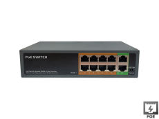 POE  8- 10/100 IEEE802.3af/at + 2 10/100