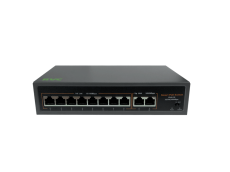 POE  8- 10/100 IEEE802.3af/at + 2 10/100/1000