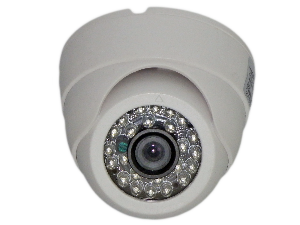 HD-CVI Купольная Фиксированная цветная видеокамера 1/3" CMOS 1.3 Megapixel, 1280H (1280x720)