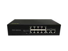 POE  8- 10/100 IEEE802.3af/at + 2 10/100