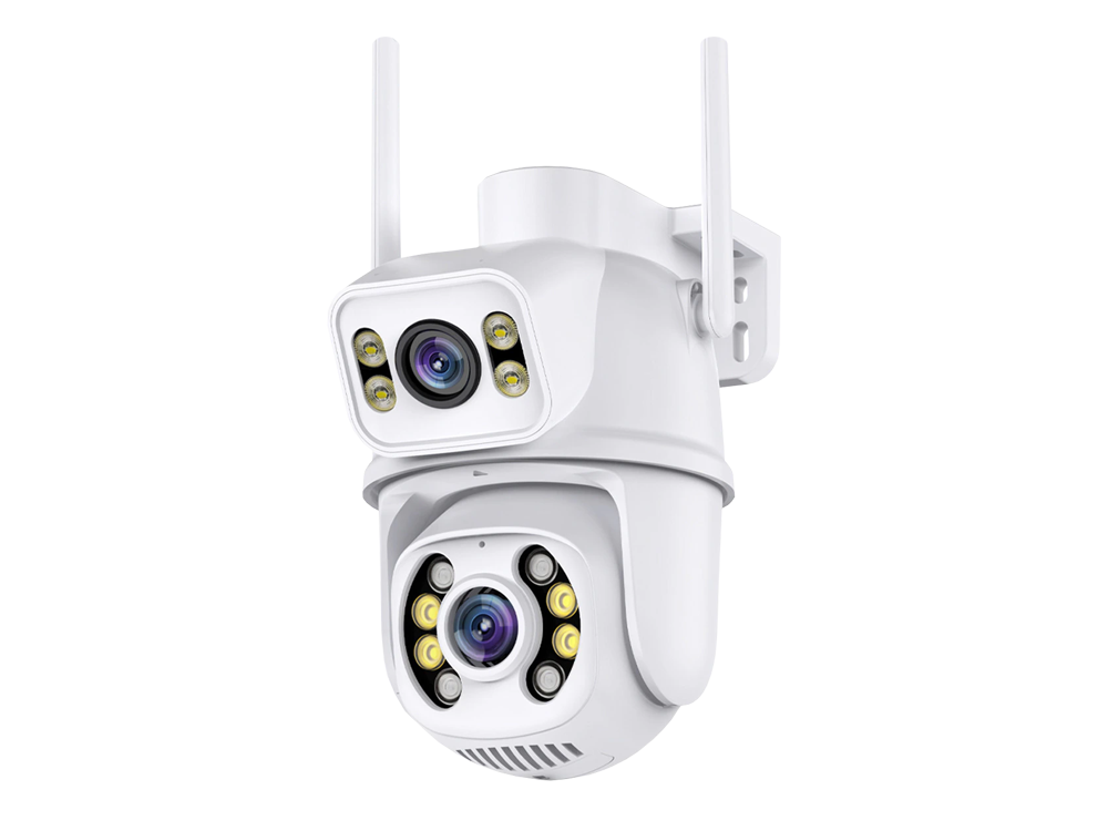 Wi-Fi Поворотная Уличная Dual-Lens IP камера 6MP (WS318)