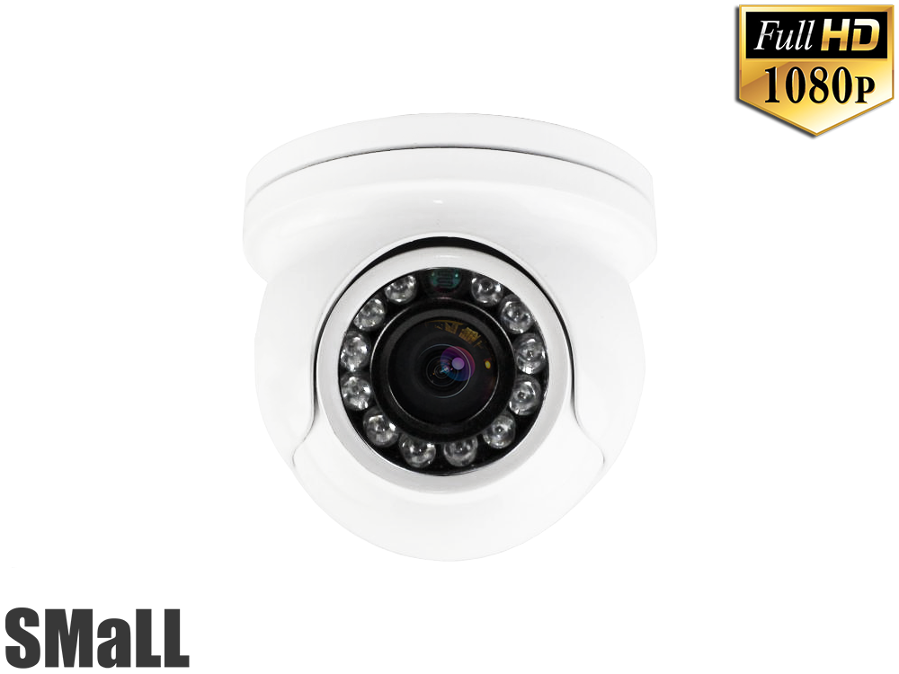 AHD/CVI/TVI/CVBS Купольная Фиксированная Мини камера 1/2.9" SOi CMOS 2MP