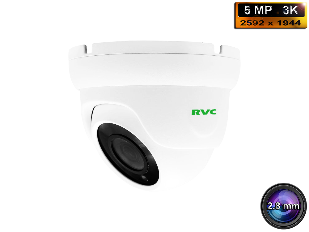 AHD/CVI/TVI/CVBS Купольная Фиксированная камера 1/2.5" SOi CMOS 5MP