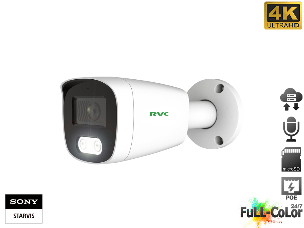 IP Уличная Фиксированная 4K камера 1/2.8" SONY STARVIS 8MP